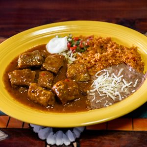 Costillitas de Puerco en Salsa de Cascabel