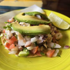 Tostadas de Ceviche Mix